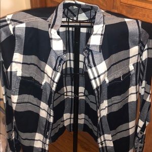 J Crew plaid shirt (size L)